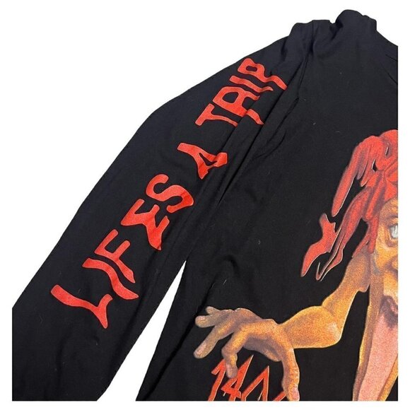 Trippie Redd “LIFE’S A TRIP” 1400 Melting Rap Long Sleeve Tee Shirt - Small - Picture 4 of 6